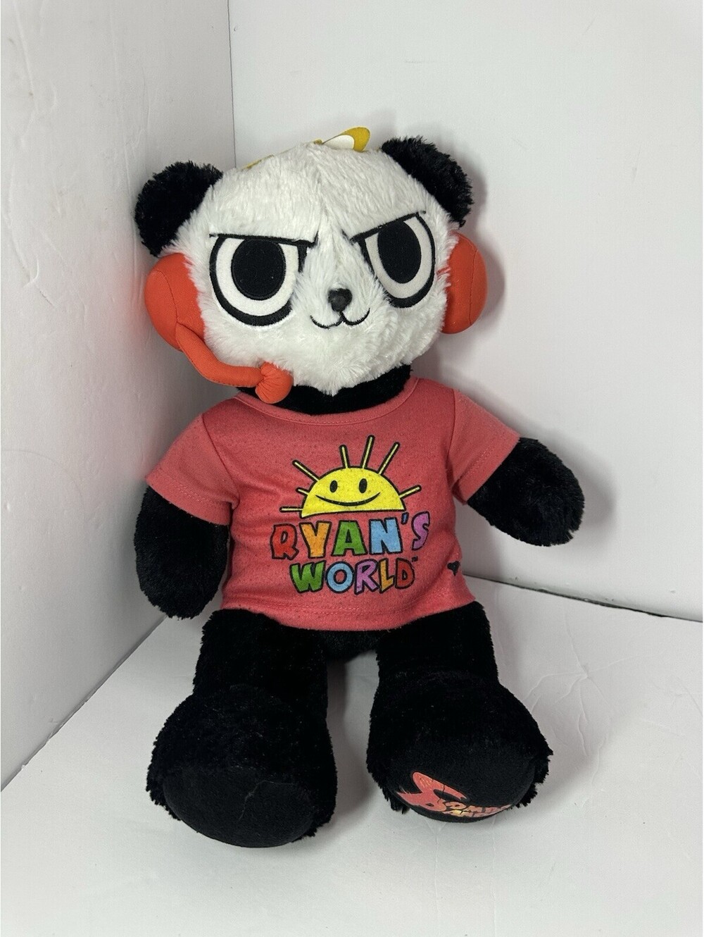 Build A Bear Combo Panda Ryan’s World Stuffed Plush 16”